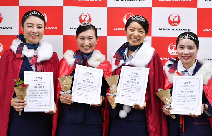 JAL接客コンテスト、羽田代表の4人選出 Galaxy Note7所持も確認