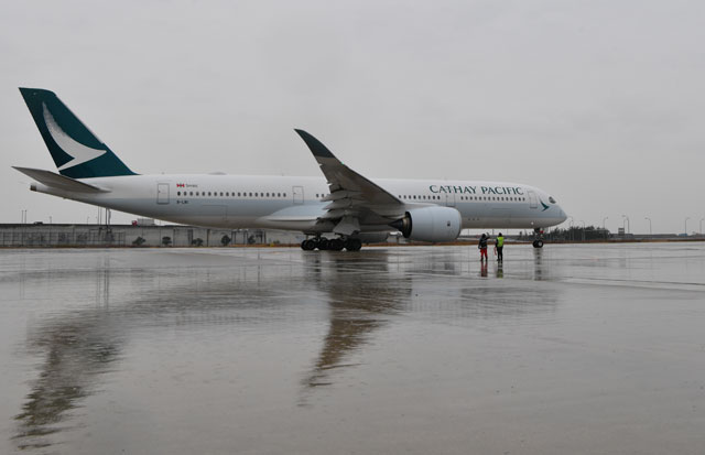 キャセイパシフィック航空のa350 関空へ就航 収納と快適性にこだわり