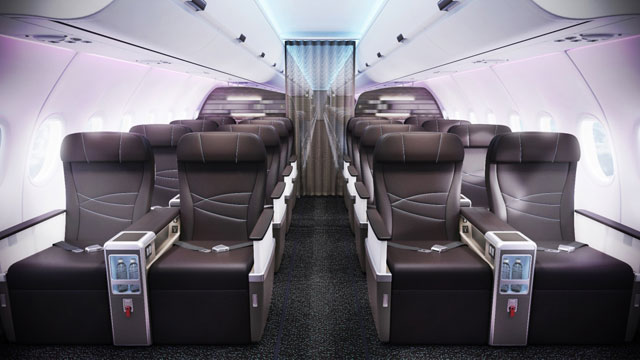 ハワイアン航空 A321neoの客室デザイン公開 乗った時からハワイ体感