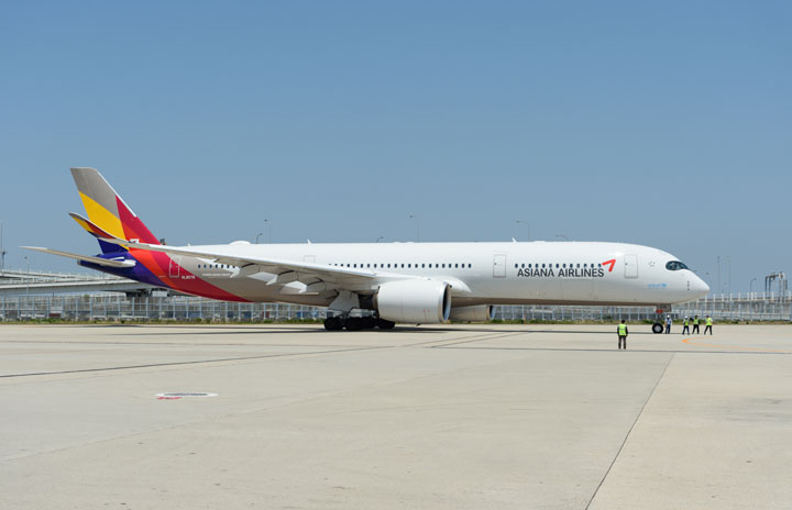 希少 アシアナ航空 oxford A350 キャビン