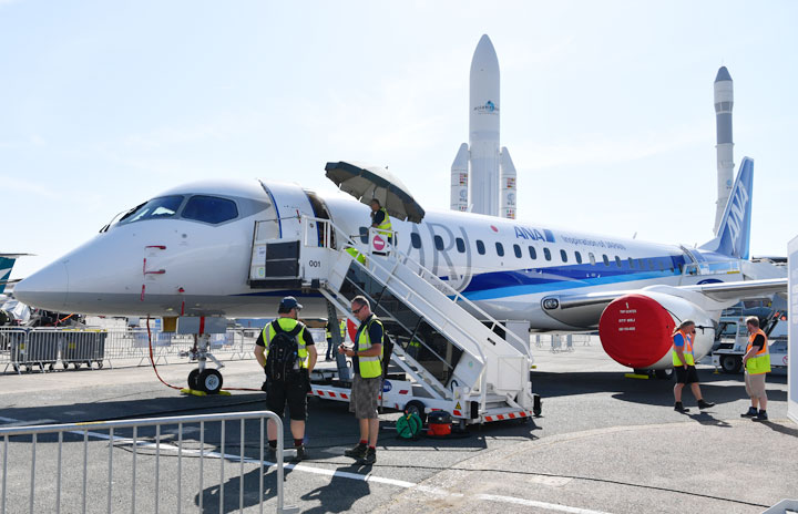 ANA塗装MRJのパリ航空ショー初出展が1位 先週の注目記事17年6月11日-17日