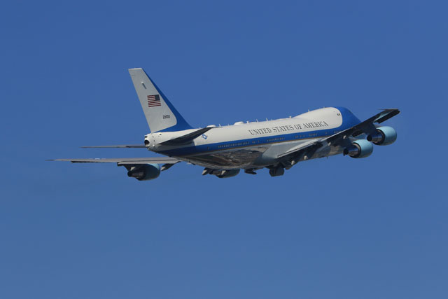 Air Force One  エアフォースワン　大統領専用機　トランプ