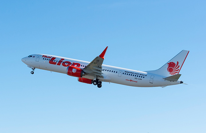 737 MAX 9、納入開始 タイ・ライオン・エアに初号機