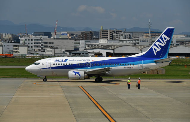 ANA、737-500「スーパードルフィン」グッズ販売