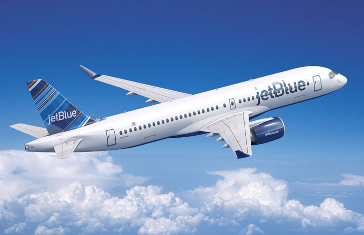 ジェットブルー、A220-300を60機発注へ