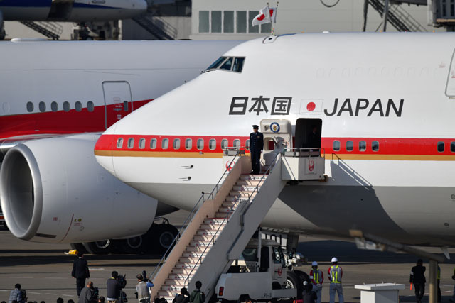 前政府専用機の貴賓室 小松空港航空プラザでお披露目