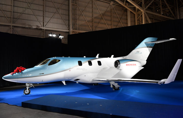 ホンダジェット、18年通期も世界最多納入 2年連続