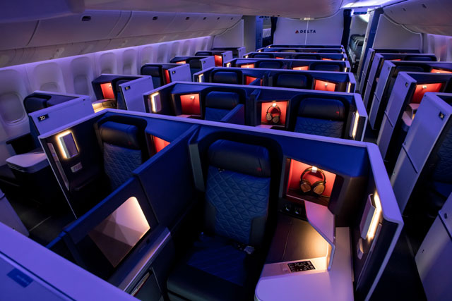 デルタ航空 777新仕様機を日本路線3月投入 個室ビジネス エコノミーも差別化