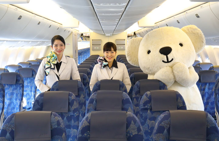エア・ドゥ、新仕様767公開 充電用USB付レカロシート