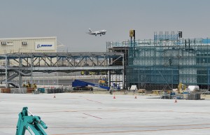 建設が進む中部空港の第2ターミナル＝19年3月28日 PHOTO: Yusuke KOHASE/Aviation Wire