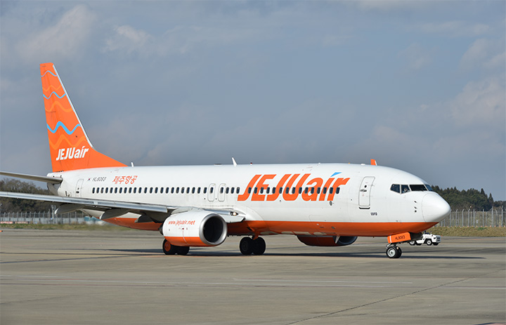 広島空港、3年7カ月ぶりソウル線 チェジュ航空が初就航、7/13から