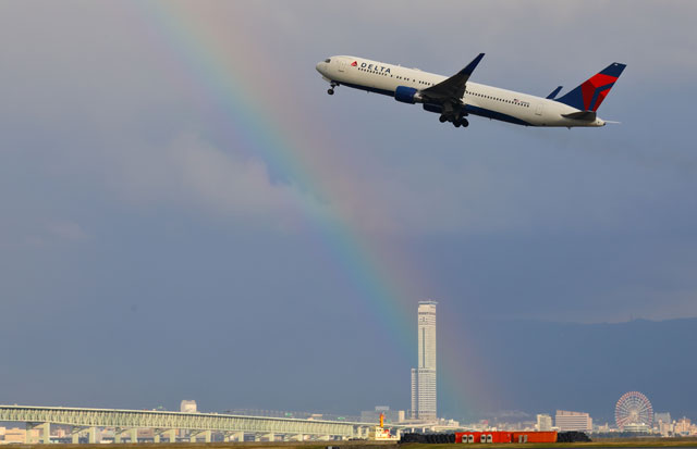 デルタ航空 関空 シアトル就航 767で毎日運航