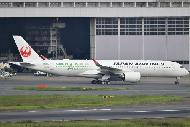 JAL エアバス A 3号機 特別塗装
