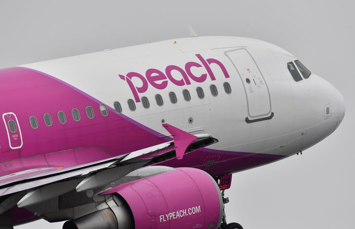 Peach, January flight rate 89.8%, additional flights on 11 routes including Kansai-Kagoshima thumbnail