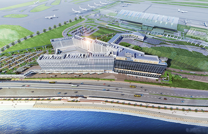 羽田再開発、複合施設4月オープン 羽田エアポートガーデン、ホテル1717室
