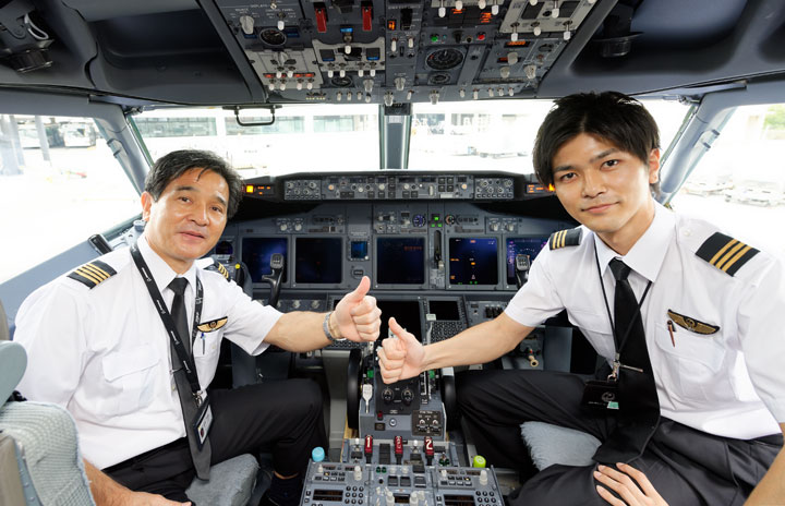 JTA、初の親子フライト実現 「キャプテンの理想像に近い父」