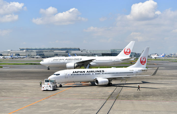 JAL国内線、8月運航率73％に　7月は70％