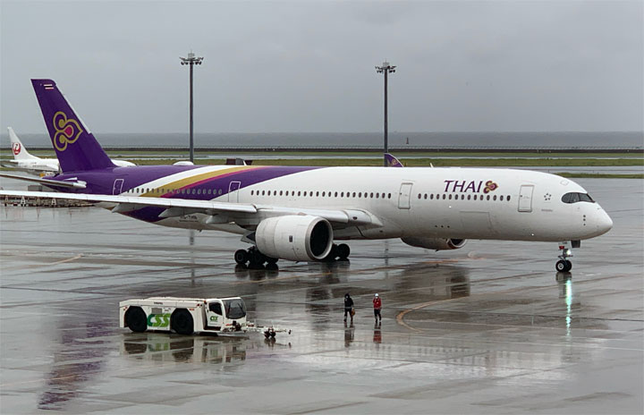 タイ国際航空、中部－バンコク旅客便再開 1年4カ月ぶり