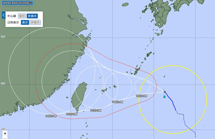 台風6号、20日は欠航140便超　沖縄・奄美方面