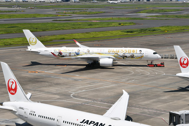 【現品限り】金の鶴丸 JAL A350-900 JA06XJ