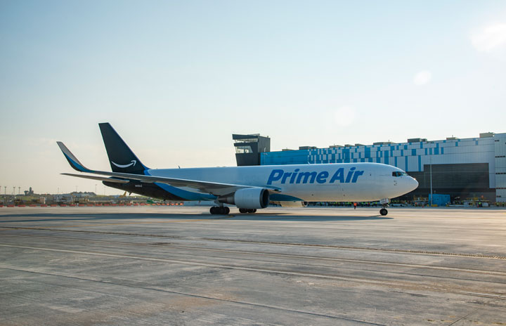 アマゾン、シンシナティ空港の航空貨物ハブ稼働 15億ドル投資
