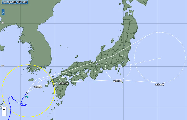台風14号 17日は福岡 長崎便中心に欠航