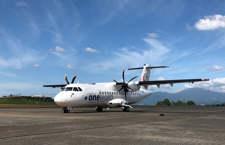 HACのATR3号機、鹿児島に到着 11月就航へ