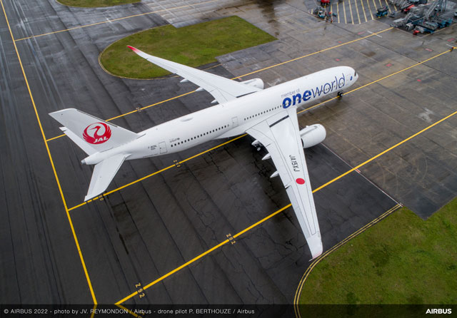 最新人気 A350-900 AIRBUS JA15XJ ワンワールド塗装 日本航空 航空機