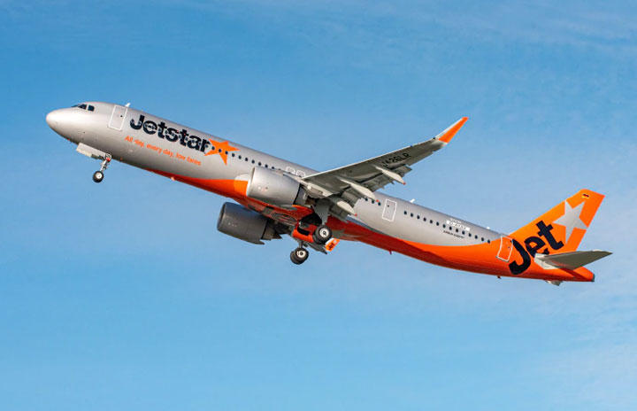 Jetstar AIRBUS A321LR ストラップ
