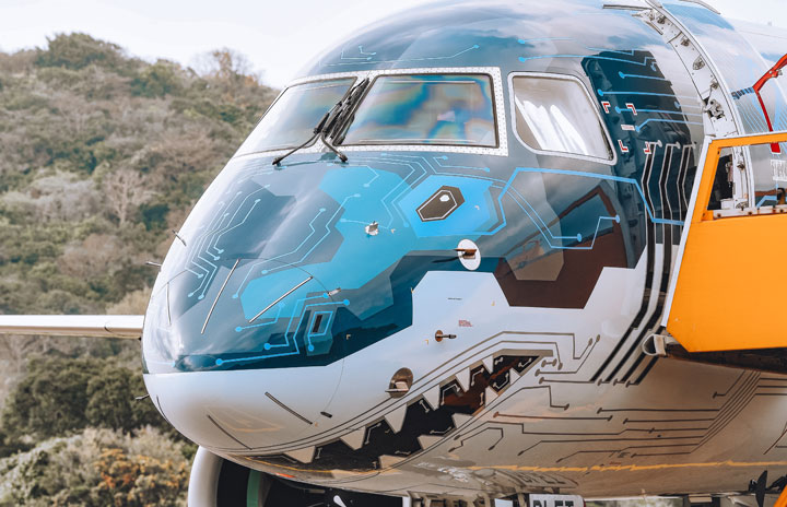 JAL エンブラエル E190 LED仕様 完成品 ジェイエア J-AIR モデル