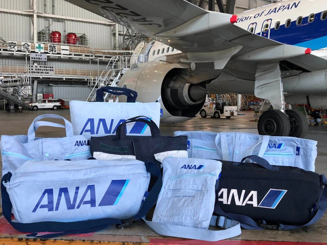 ANA、整備士作業着から再利用トートバッグ 年3回販売へ