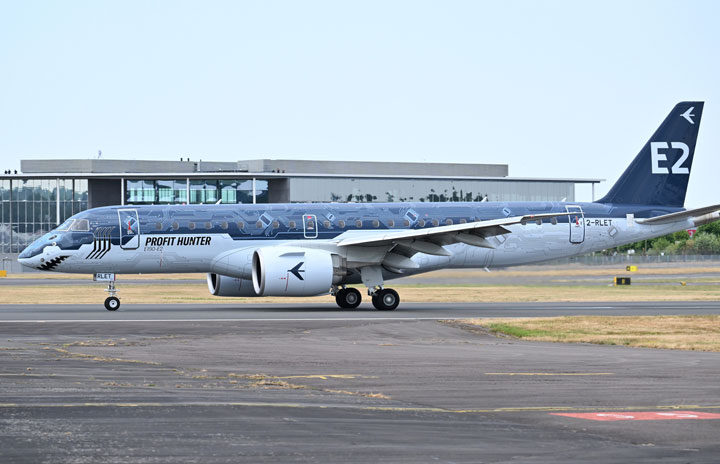 E190注残解消、民間機納入増 受注残は291機＝エンブラエル22年実績