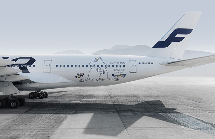 FINNAIR A350-900 フィンエアー ムーミン 1:400 - www.elim