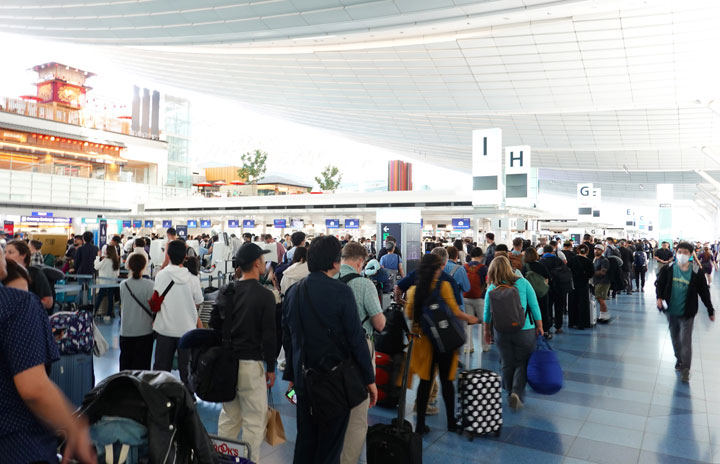 羽田のGW、国際線94万人予測　前年比7％増