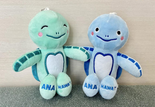 ANA、ホヌのキーホルダー ラニとカイ、成田出国後の店舗