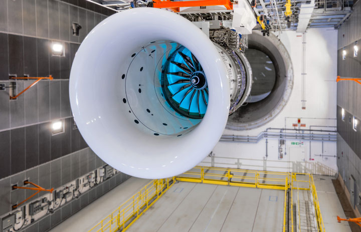 ロールス・ロイス、次世代エンジンUltraFanの最大出力運転成功