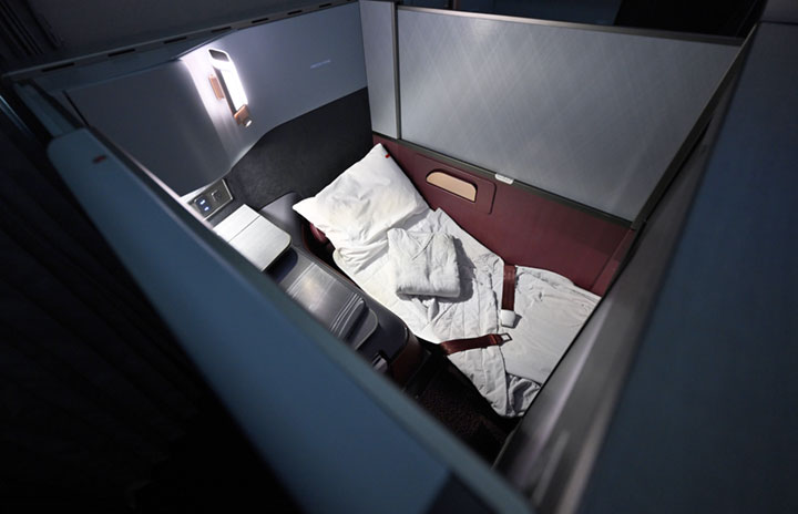 天井広い個室ビジネスクラス 搭乗記・JAL A350-1000初便 20年ぶり新