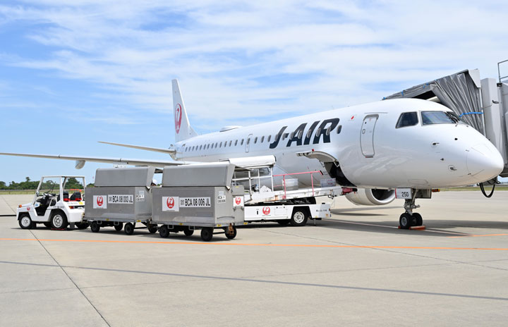 JAL、ジェイエア便でも産直当日お届け 空陸一貫配送サービス、対象拡大