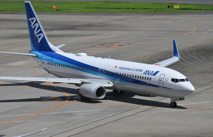 広島空港、ANA機が走行不能 5/22夜の札幌発NH1272便