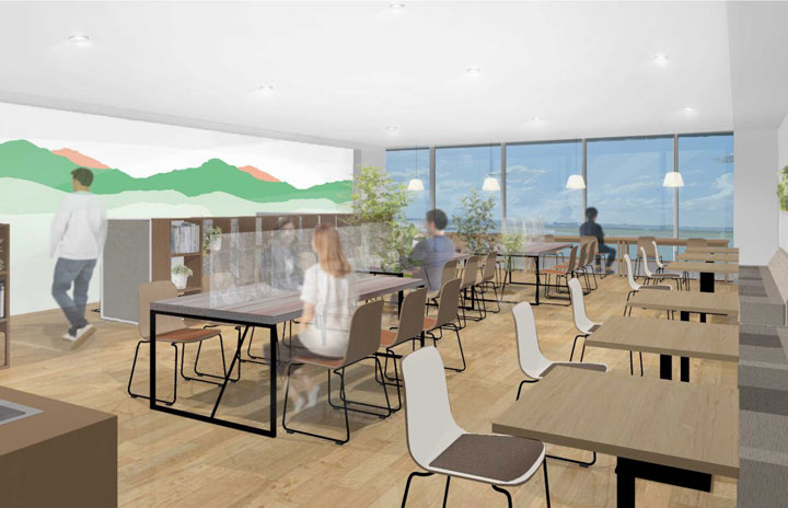 福岡空港、従業員休憩室を11/29刷新 グラハン向けも1月新設