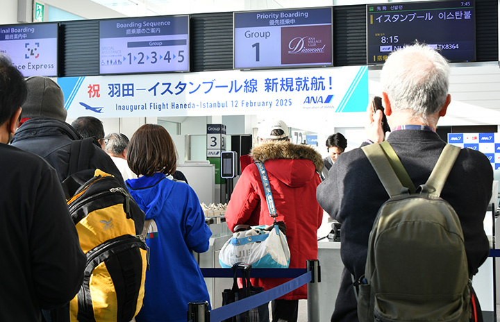 ANA、羽田－イスタンブール就航 日系初のトルコ直行便、欧州3路線出そろう