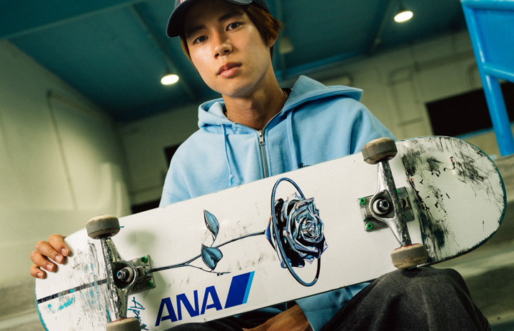 ANA、スケボー堀米雄斗選手とスポンサー契約