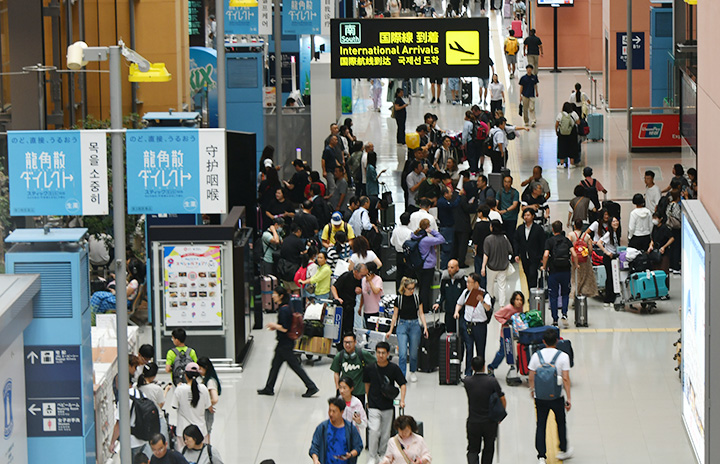 関空のGW、中国69％減予想　国際線18％減77万人
