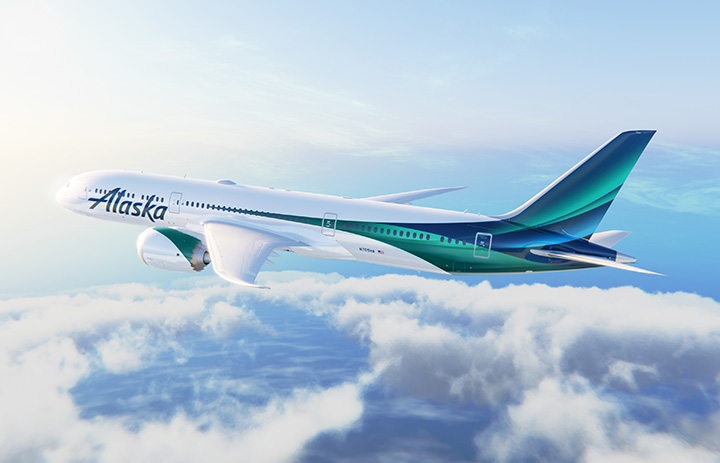 アラスカ航空、787-9に新デザイン26年1月から シアトル長距離路線を強化
