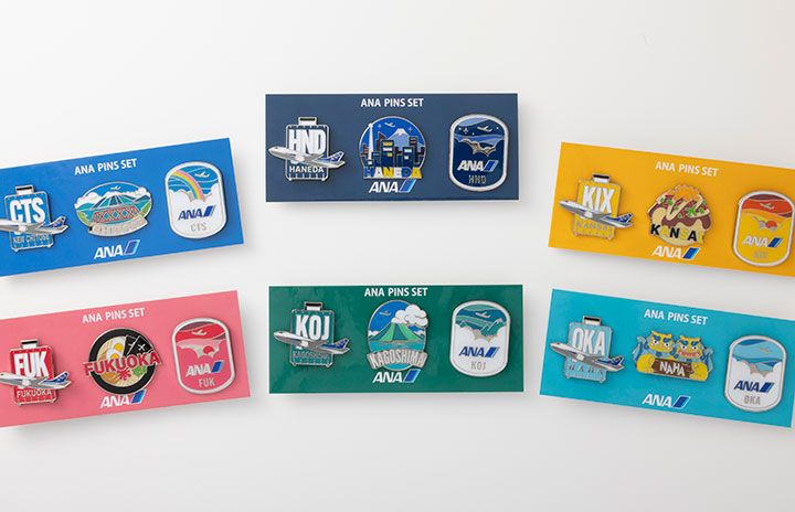 ANA、空港3レターの名所バッジ HND・OKAなど6空港