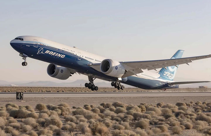 777X試験機、全5機が初の同時稼働 26年の初納入目指す