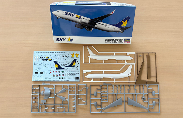 スカイマーク モデルプレーン BOEING 737-800 スカイマーク、737-800プラモ初の機内販売 11月のみ限定
