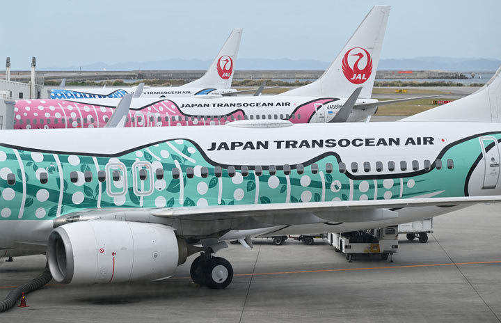 JALグループ沖縄路線、旅客2.3％増56万人 利用率75.3％＝1月実績