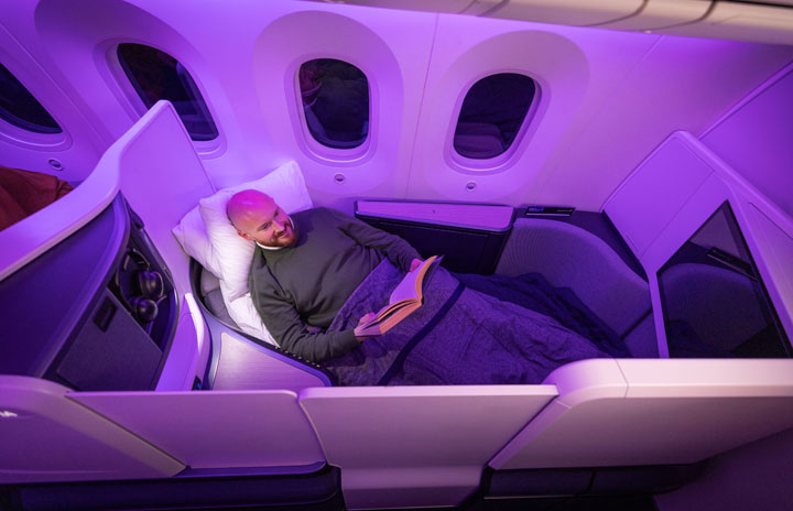 ニュージーランド航空、成田に787-9新仕様機5/24から 個室ビジネスクラス