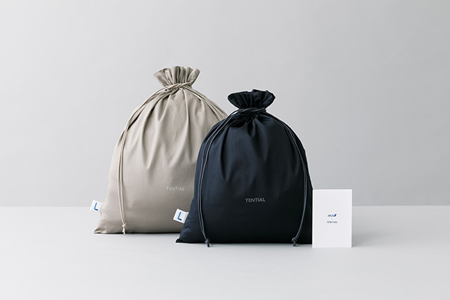  ANAが国際線ファーストクラスで提供するTENTIALのリカバリーウェア「BAKUNE」（ANA提供）